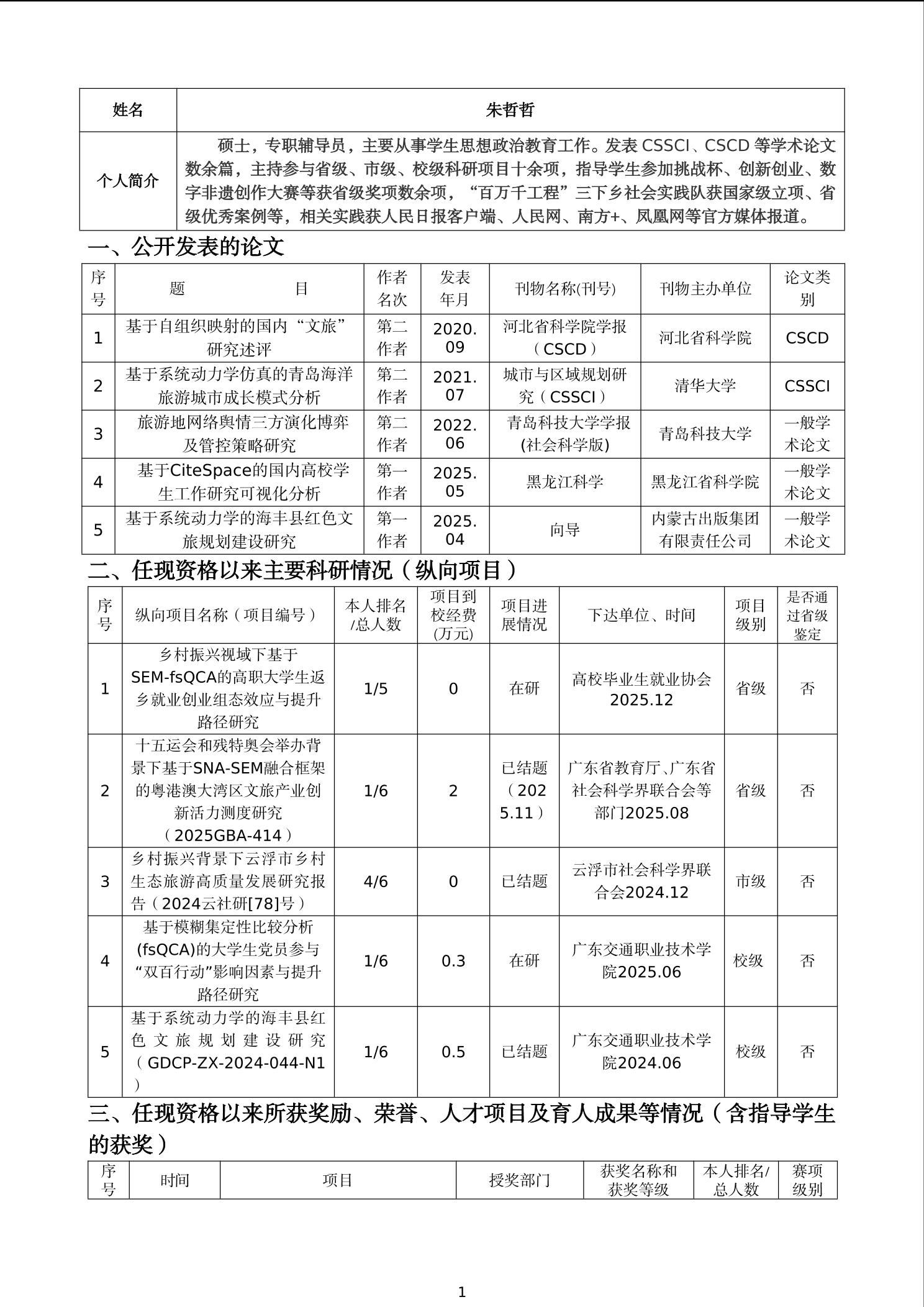 朱哲哲简介-1